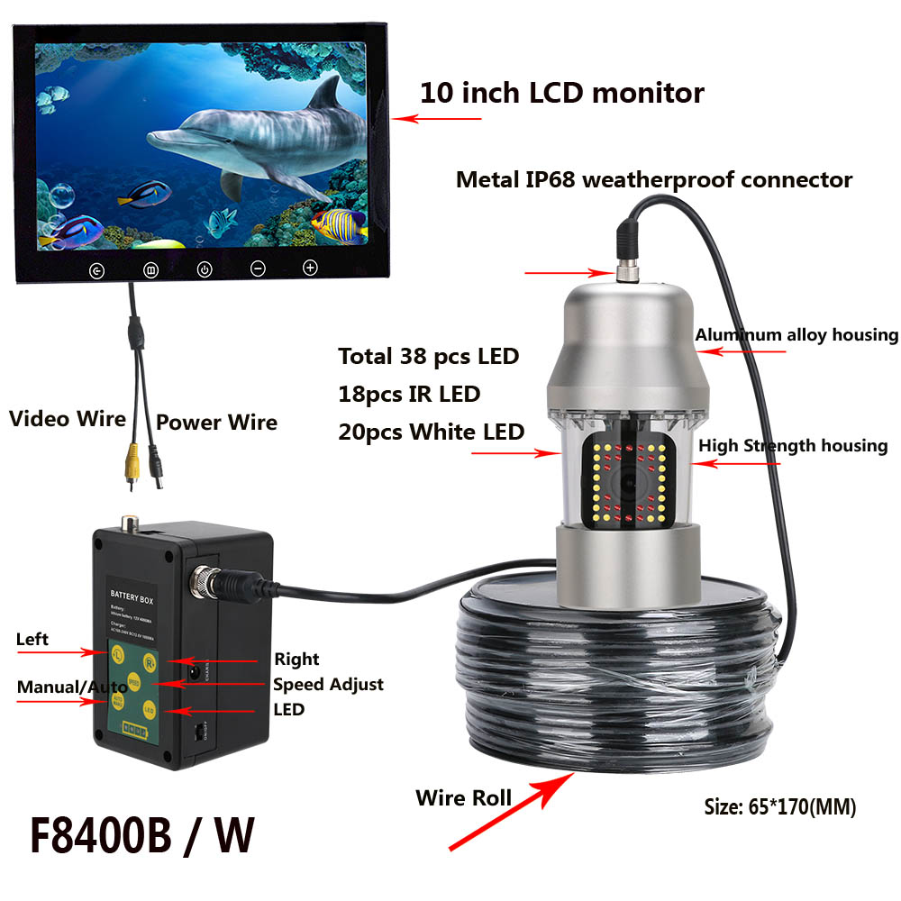 MAOTEWANG Underwater Fishing V - Fish Finder Battery review and price