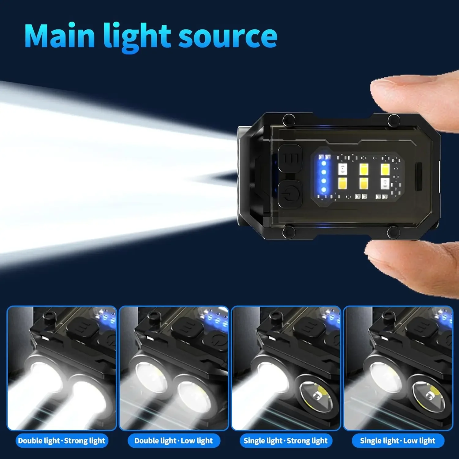 Mini COB Keychain Flashlight,C - Fishing Light review and price